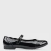 START-RITE Impress Black Patent Leather Ballerina School Shoes 2