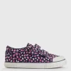 START-RITE Kicks Navy/Pink Double Strap Canvas Shoes 2