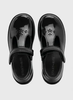 START-RITE Liberty Patent Leather T Bar School Shoes 12.5 Infant