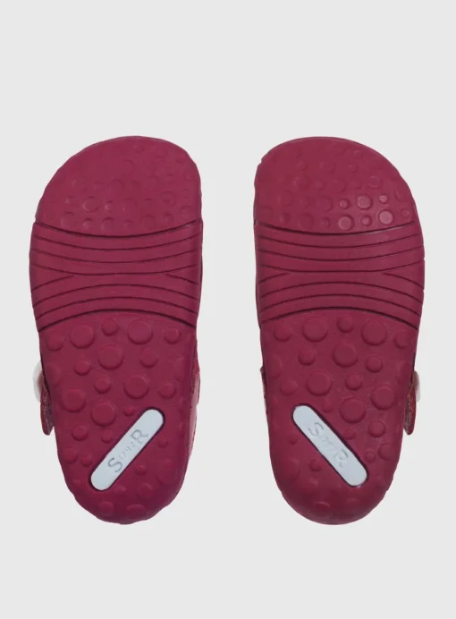 START-RITE Little Paws Red Soft Leather Pre Walker Shoes 3.5 Infant