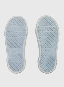 START-RITE Raptor Navy Dinosaur Print Double Strap Canvas Shoes 12.5 Infant