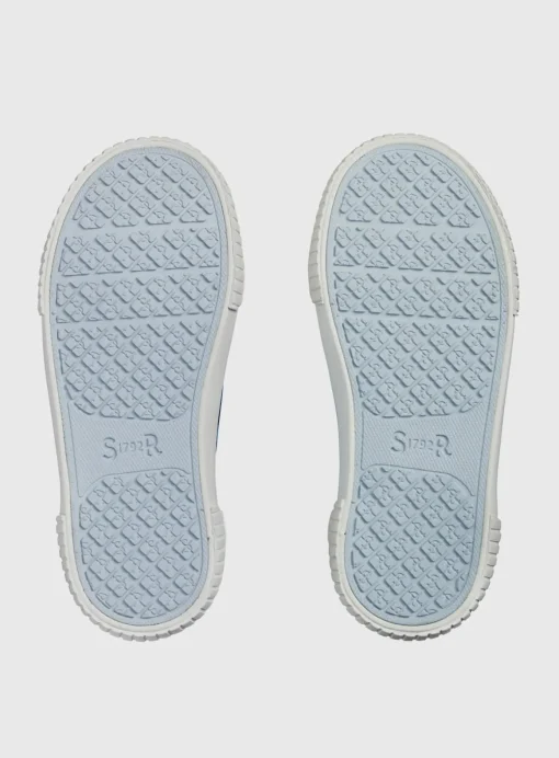 START-RITE Raptor Navy Dinosaur Print Double Strap Canvas Shoes 12.5 Infant
