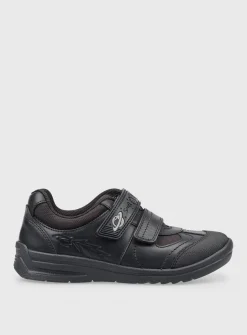 START-RITE Rocket Black Leather Tough School Shoes 1