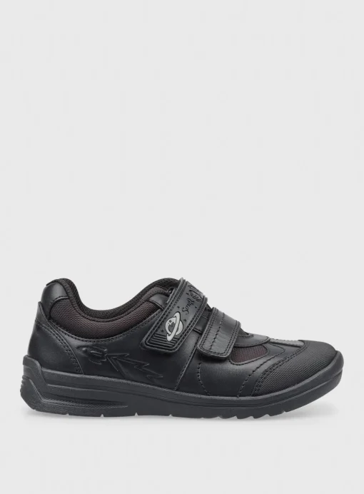 START-RITE Rocket Black Leather Tough School Shoes 1