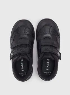 START-RITE Rocket Black Leather Tough School Shoes 1