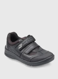 START-RITE Rocket Black Leather Tough School Shoes 1