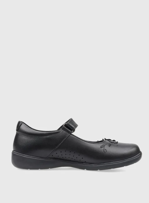 START-RITE Wish Black Leather Mary Jane School Shoes 10 Infant