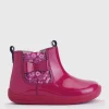 START-RITE Wonderland Cherry Red Patent Leather Zip Up First Chelsea Boots 4.5 Infant
