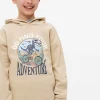 Stone Dino Adventure Graphic Hoodie 8 years