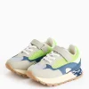 Stone Neon Contrast Jogger Trainers 10 Infant