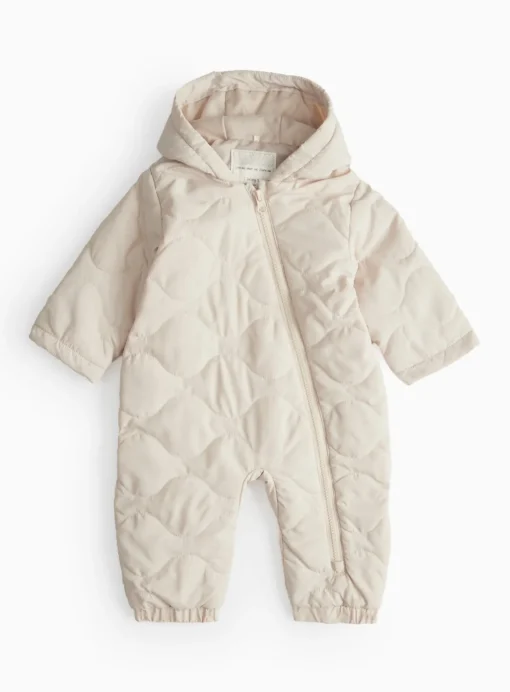 Stone Quilted Pramsuit 18-24 months