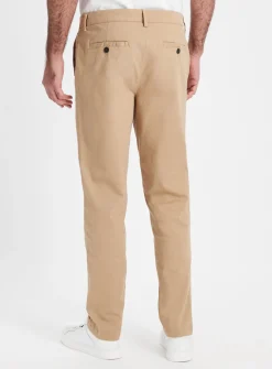 Stone Straight Leg Chino Trousers 36R