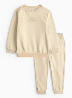 Stone Sweatshirt & Joggers Set 1-2 years