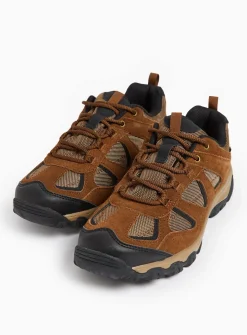 Suede Detail Water Resistant Hiker Trainers 9