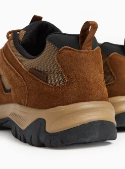 Suede Detail Water Resistant Hiker Trainers 9