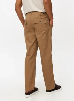 Tan Straight Leg Utility Trousers 34S