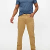 Tan Garment Dye Straight Leg Denim Jeans 38R