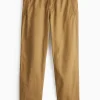 Tan Pull-On Regular Fit Trousers 36R