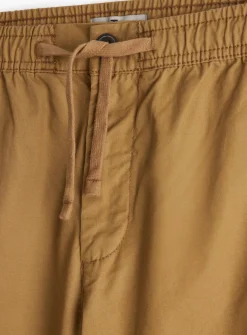 Tan Pull-On Regular Fit Trousers 36R