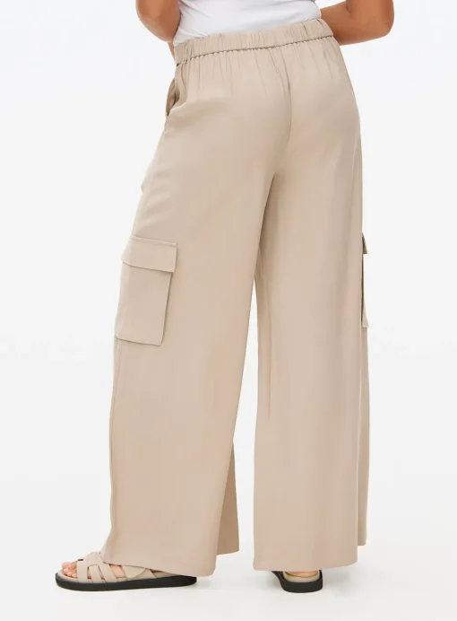Taupe Co-ord Fluid Cargo Trousers 10S