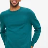 Teal Crew Neck Knitted Jumper L
