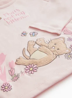 That's Not My Kitten.. Print Pink Pyjamas 6-9 months
