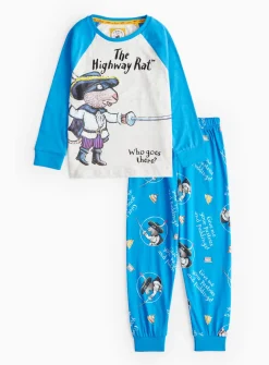 The Highway Rat Blue Printed Pyjamas 1-2 years