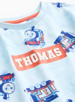 Thomas The Tank Engine Print Blue Pyjamas 1-2 years