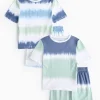 Tie Dye Short Sleeve Pyjama Set 2 Pack 1-2 years