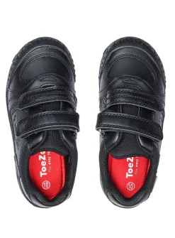ToeZone® Black Dinosaur Shoes 10 Infant