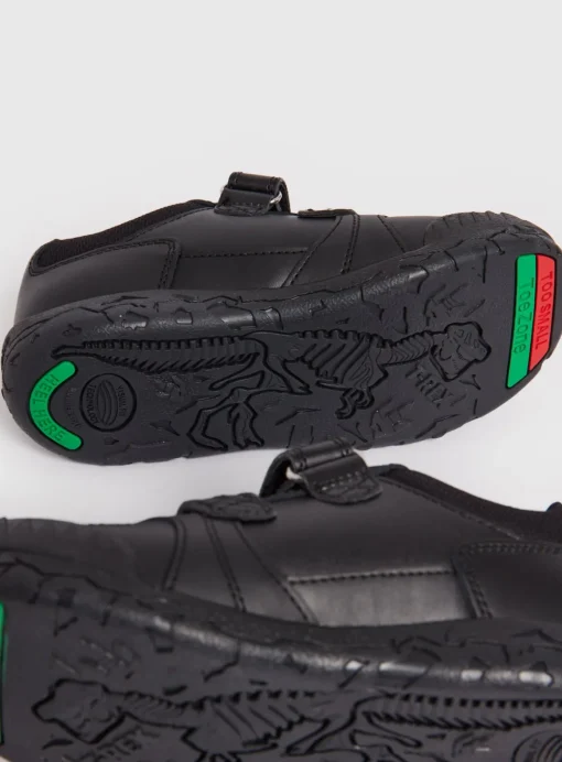 ToeZone® Black Dinosaur Shoes 10 Infant