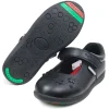 ToeZone® Black Floral Glitter Shoes 8 Infant