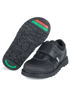 ToeZone Black Wallaby Shoes 9 Infant