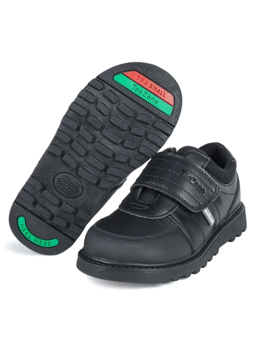 ToeZone Black Wallaby Shoes 9 Infant