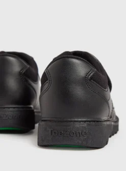 ToeZone Black Wallaby Shoes 9 Infant
