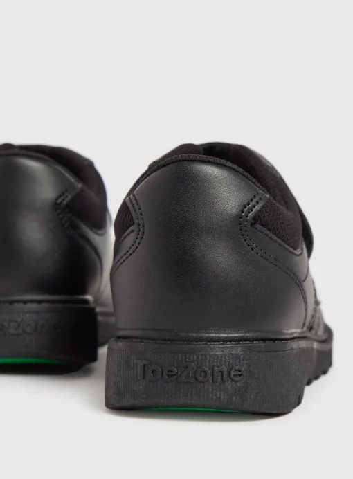 ToeZone Black Wallaby Shoes 9 Infant