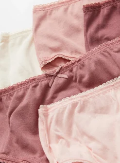 Tonal Pink Full Knickers 10 Pack 1.5-2 years