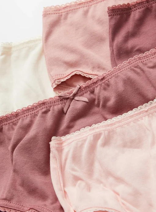 Tonal Pink Full Knickers 10 Pack 1.5-2 years