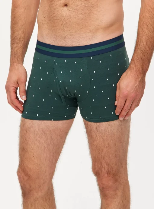 Trees & Stripe Printed Trunks 3 Pack XS