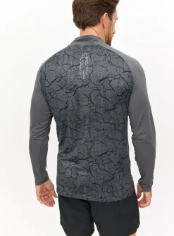 Tu Active Black Printed Long Sleeve Top M