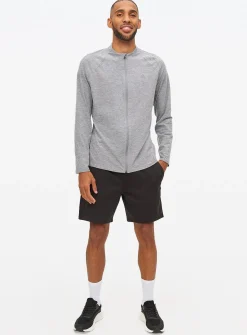 Tu Active Grey Zip-Through Top L