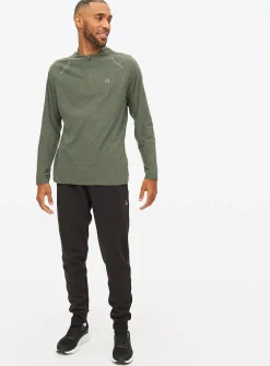 Tu Active Khaki Half Zip Long Sleeve Top XXL