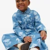 Tu X Scion Blue Floral Print Denim Jumpsuit 4-5 years
