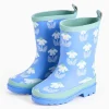 Tu X Scion Blue Floral Rubber Wellies 8 Infant