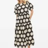 Tu X Scion Mono Spot Midaxi Smock Dress 12