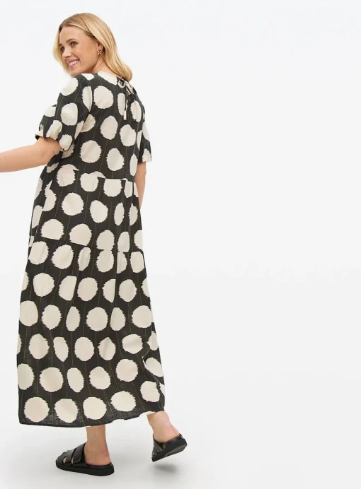 Tu X Scion Mono Spot Midaxi Smock Dress 12