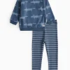 Tu X Scion Navy Mr Fox Sweatshirt & Leggings Set 1-2 years