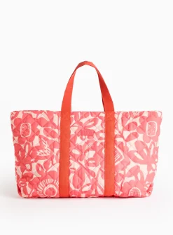 Tu X Scion Red Kukkia Canvas Tote Bag One Size