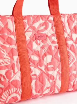 Tu X Scion Red Kukkia Canvas Tote Bag One Size