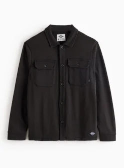 UNION WORKS Black Heavy Jersey Shacket S